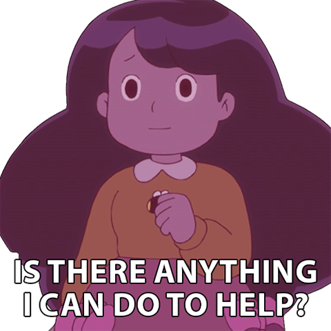 Is There Anything I Can Do To Help Bee Sticker - Is There Anything I Can Do To Help Bee Bee And Puppycat Stickers