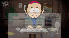 Typing Gerald Broflovski GIF - Typing Gerald Broflovski South Park GIFs