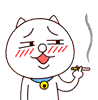 Cat Smoke Sticker - Cat Smoke Stickers