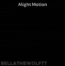 a picture of a girl with a wolf ear and the words " alight motion " on the bottom