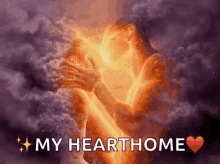 Flames Cloud GIF - Flames Cloud My Hearthome GIFs