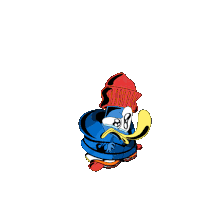 a cartoon character is crying with water coming out of his eyes