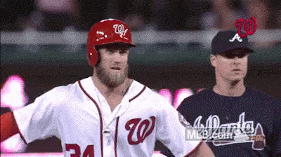 The Nationals' walk-off win in GIFs, + Bryce Harper staring