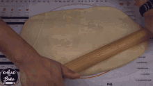 Flattening The Dough A Knead To Bake GIF - Flattening The Dough A Knead To Bake Thinning The Bread Dough GIFs