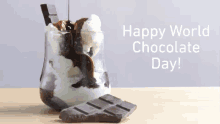 Happy World Chocolate Day Yummy GIF - Happy World Chocolate Day Chocolate Day Yummy GIFs
