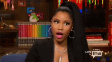 Nicki Minaj Shocked GIF - Nicki Minaj Shocked Awe GIFs
