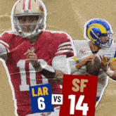 San Francisco 49ers (14) Vs. Los Angeles Rams (6) Half-time Break GIF - Nfl National Football League Football League GIFs