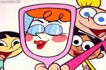 How Do I Look? GIF - Dexters Laboratory Dexter Make Up GIFs