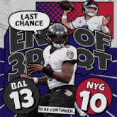 New York Giants (10) Vs. Baltimore Ravens (13) Third-fourth Quarter Break GIF - Nfl National Football League Football League GIFs