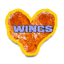 Wings Lunch GIF - Wings Lunch Heart Wings GIFs