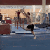 Double Front Flip Ian Gunther GIF - Double Front Flip Ian Gunther Gymnastics GIFs