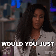 Would You Just Spit It Out Regina Crowell GIF - Would You Just Spit It Out Regina Crowell First Wives Club GIFs