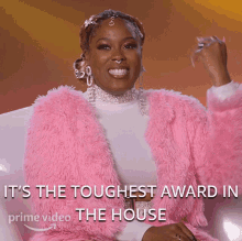 Its The Toughest Award In The House Ashley Williams GIF - Its The Toughest Award In The House Ashley Williams Lizzos Watch Out For The Big Grrrls GIFs