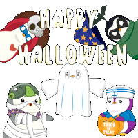 Halloween Spooky Sticker - Halloween Spooky Pumpkin Stickers