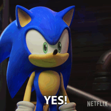 Yes Sonic The Hedgehog GIF - Yes Sonic The Hedgehog Sonic Prime GIFs