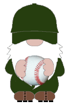 Gnome Baseball Sticker - Gnome Baseball Sports Stickers