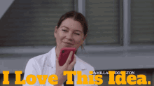 Greys Anatomy Meredith Grey GIF - Greys Anatomy Meredith Grey I Love This Idea GIFs
