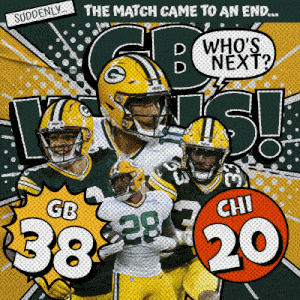 Chicago Bears (20) Vs. Green Bay Packers (38) Post Game GIF - Nfl