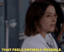 Greys Anatomy Amelia Shepherd GIF - Greys Anatomy Amelia Shepherd That Feels Entirely Possible GIFs