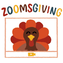 illustrators covid thanksgiving turkey stay home