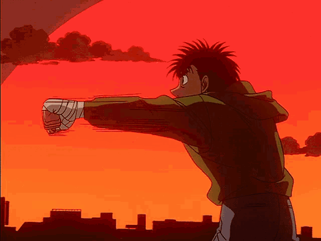 Hajime no Ippo tekken iron fist gif by thatguythere-seehim on