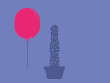 Balloon Cactus GIF