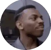 a man in a circle with his eyes closed .