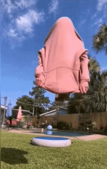 Woman Suspended In Mid Air Weird GIF