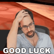 Good Luck Wolfe Glick GIF