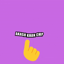 a purple background with the words thank you everyone and akash khan cmp