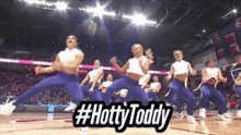 basketball hotty toddy cheerleaders dancing