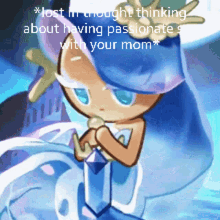 cookie run sea fairy cookie your mom your mom memes lost in thought