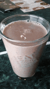 Chocolate Milk Glass GIF