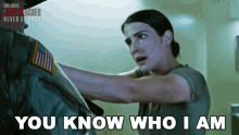 You Know Who I Am Cobie Smulders GIF - You Know Who I Am Cobie Smulders Major Susan Turner GIFs