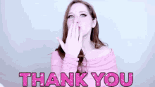 Lillee Jean Pink GIF - Lillee Jean Pink Thank You GIFs