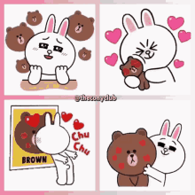 cony and brown gif