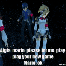 Mario Aigis GIF - Mario Aigis GIFs
