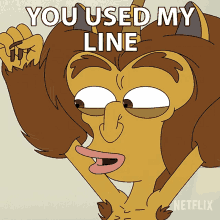 You Used My Line Maurice The Hormone Monster GIF - You Used My Line Maurice The Hormone Monster Big Mouth GIFs