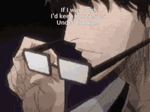 a man wearing glasses says if i was mod id keep this server under control