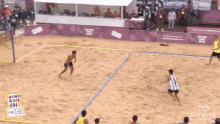 Olympic Tournament Games Jumping GIF - Olympic Tournament Games Jumping Cover Up GIFs