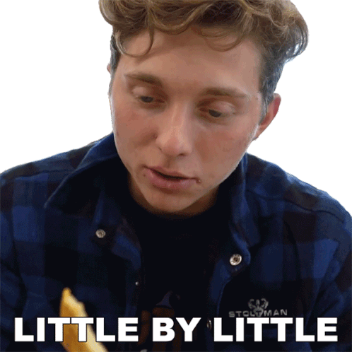 Little By Little Brandon William Sticker - Little By Little Brandon William Bit By Bit Stickers