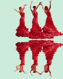 Flamenco Dançarinas Amigas A Bailar GIF
