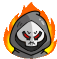 Lazarus Angry Sticker - Lazarus Angry Fire Stickers