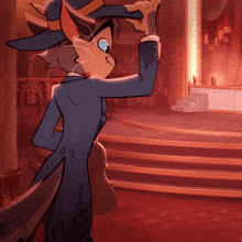 Lackadaisy Tip Of The Hat GIF - Lackadaisy Tip Of The Hat Tip Hat GIFs