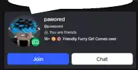 a screenshot of pawored 's facebook page with a blue join button
