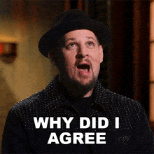 Why Did I Agree To Do This Joel Madden GIF
