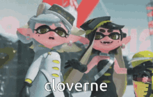 Cloverne Callie Splatoon GIF - Cloverne Callie Splatoon Marie Splatoon GIFs