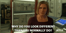 Different You Look Different GIF - Different You Look Different Why GIFs