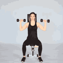 shoulder press seated shoulder press lift work out exercise