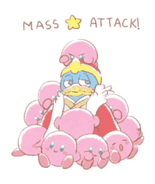 Kirby Mass Attack GIF